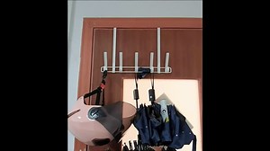 Amazon.com: Spotact Over The Door Hook Rack Heavy Duty Metal Door Hanger - 16” x 11” Long Easy Reach Organizer with 5 Hooks for Hanging Coats Clothes Towels Robes Caps : Industrial & Scientific