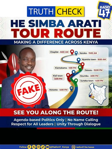 Truth Check on Arati and Matiang'i Controversy in Kisii