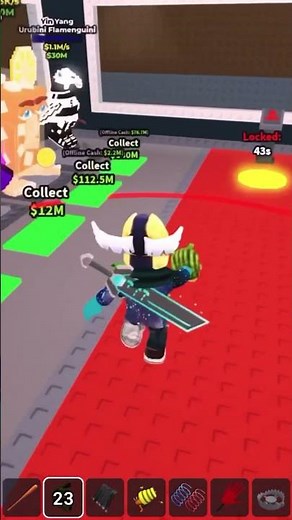 Slap battle in sab #sab #shorts #roblox