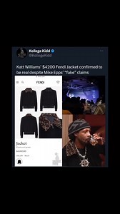 #KattWilliams’ $4200 #Fendi Jacket confirmed to be real despite #MikeEpps’ “fake” claims 😮 | Kollege Kidd