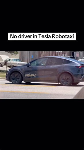 1.4K reactions · 149 shares | Tesla Model Y has no driver in it. The Robotaxis will be released this month in Austin Texas. #fyp #viral #tesla #robotaxi #modely #elonmusk #fsd | Tesla Owners of Silicon Valley | Facebook