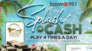 It's your last day for this week's Splash or Cash! Listen with Gonzo from 2:00pm-7:00pm for the cue to call! | boom 99.7 | Facebook