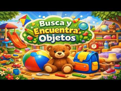 Busca y Encuentra Objetos : Divertido Reto Visual para Niños 🔍 | Encuentra el Objeto Escondido