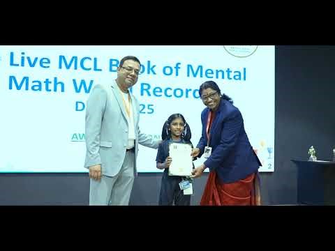 The Live MCL Book of Mental Math World Records - Highlight Video