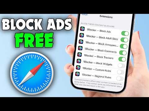 How to block ADS on iPhone Safari Free (2026)