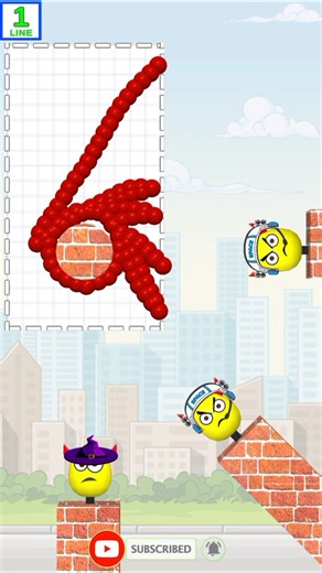 👹 Draw to Smash - save me 💥 | 💋 Smart Drawing Puzzle Gameplay 13 #shorts