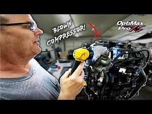 BLOWN Compressor On Our Mercury Optimax Pro XS - Disassembling compressor to investigate