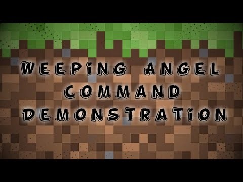 Minecraft Bedrock || Simple Weeping Angel Demonstration
