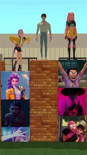 Epic Dance Battle! Rumi vs Mira for the Jinu — Who Will Win? #kpopdemonhunters #animation #fortnite