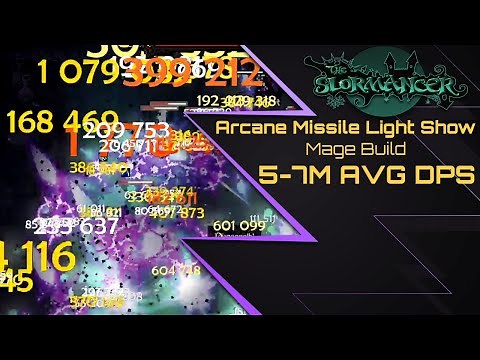 Wrath 10 Arcane Missile Light show Mage 5-7M DPS Speed Build - The Slormancer EA Build Guide