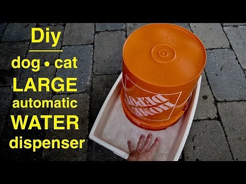 Diy ● 5 Gallon DOG Water Station