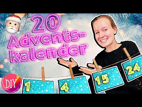 20 DIY ADVENTSKALENDER IDEEN zum selber machen! MEGA coole & einfache Ideen!