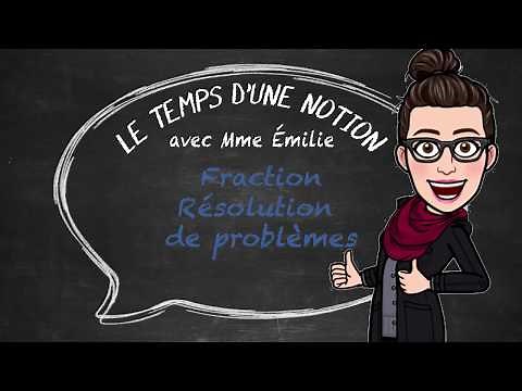 Fraction (résolution de problèmes) : mathématique 4e année