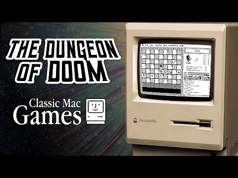 The Dungeon of Doom / Dungeon Revealed (1980's Macintosh Roguelike) | Classic Mac Games