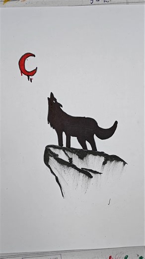 Beautiful Wolf tattoo ideas.. #tatttoo #shortvideo #shorts