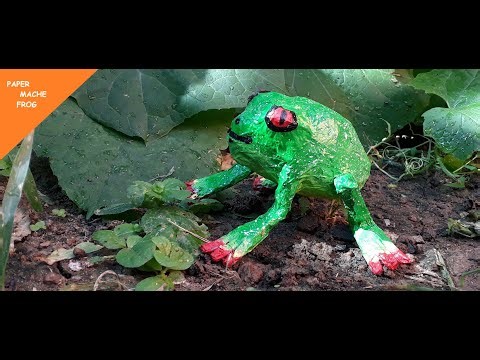 PAPER MACHE FROG