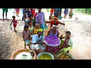 Delicious Chicken Curry recipe cooking for Tribal village people | villfood Kitchen