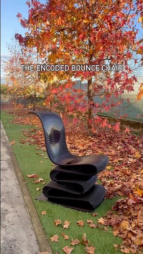3d printing the „Encoded Bounce chair“ created by Philippe Bietenholz and Georgios Goudelis #3dprint