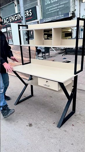 Custom Study Desk Reveal #studydesk #desksetup #customfurniture