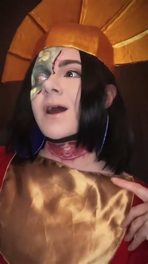 Tried out a floating head makeup 😌✨ #cosplay #kuzcocosplay #disneycosplay #sfxmakeup