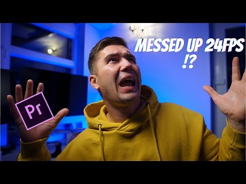 How to change any frame rate to cinematic 24fps in Premiere Pro