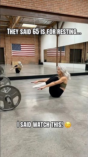 Age is literally just a number #calisthenics #healthyaging #corestrength #workout #motivation #gym