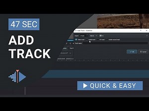 Kdenlive Tutorial: How to Add Track in Kdenlive