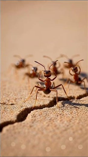 Angry Ants With Nice Steps! #viral #insects #shorts