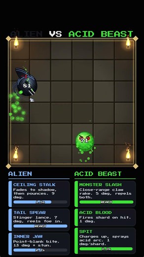 Alien VS Acid Beast