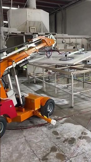 First Time Operator Using the Smartlift SL 608 to Move a Slab of Marble