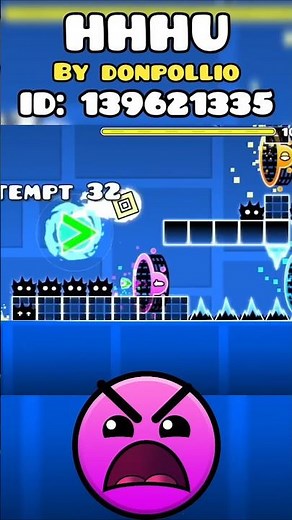 HHHU | Recent Tab Day 6 #geometrydash #gd #shorts