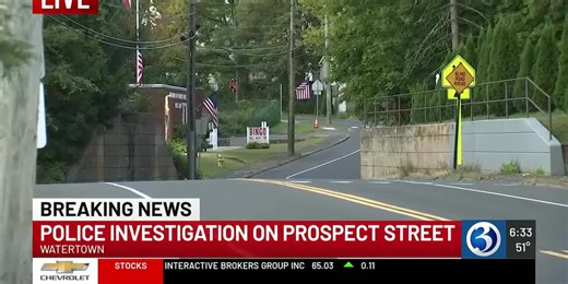 Police investigation in Watertown