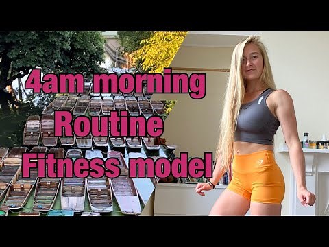 4am Morning Routine with a Fitness model