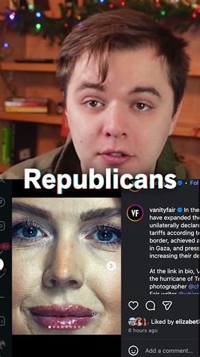 Adam Mockler on Instagram: "Vanity Fair Goes Nuclear on Karoline Leavitt's #politics #fyp #new"