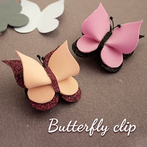 293K views · 5.9K reactions | DIY Butterfly Hair Clips #DIYButterflyHairClips #DIY #ButterflyHairClips #DIYclips #hairclips #DIYhariclips #artalltheway #ventunoart | Art All The Way | Facebook