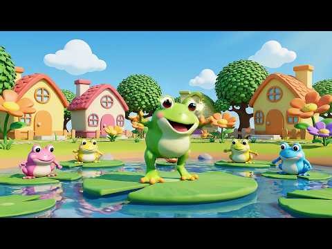 Happy Frog Croaks Ribbit Ribbit Ribbit | Catchy Animal Songs & Nursery Rhymes