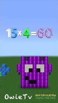 15 Times Table Song | Multiplication for Kids | Numberblocks Minecraft Counting Songs for Kids
