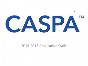 CASPA 2015-2016 Application Cycle