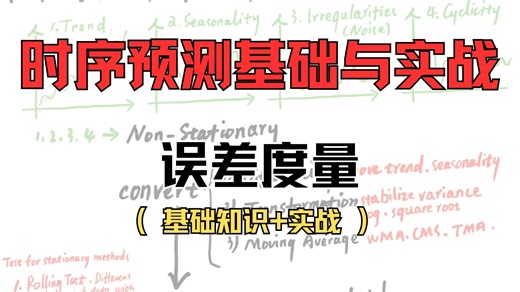时间序列预测基础与实战-误差度量