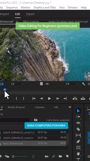 Basic 3D Effect Tutorial for Premiere Pro Beginners