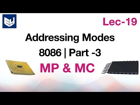 Addressing modes of 8086 | Part-3/3 | MPMC | Lec-19 | Bhanu Priya