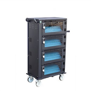 [Hot Item] Chromebook Storage Cabinet with Wheels Charge for 80 Laptops Customized 80 Ways Charging Cart