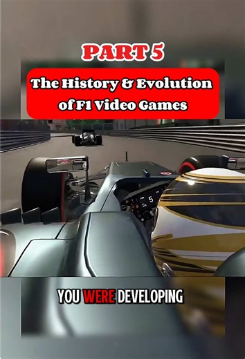 The history & evolution of F1 video games #f1tiktok #ferrarif1 #f1 #redbullf1 #mercedesf1