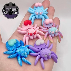 3D Printed Cute Spider Articulated Fidget Toy - Etsy