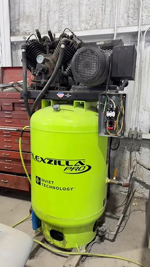 This compressor was only making 16 CFM when I arrived. According to the tag, it is rated at 34 CFM. Two other companies looked at the compressor and told the customer it could be a few different things, but didn’t fix it. We dug in and found worn valves and cooked gaskets making the compressor not operate like it should. We installed some used valves to get them by until we can get parts in to replace all the valves and all the top end gaskets that were burnt. Compressor was making 36 CFM when w