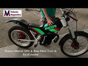 Franco Morini S5N & Beta Mini Trial & In the mountains