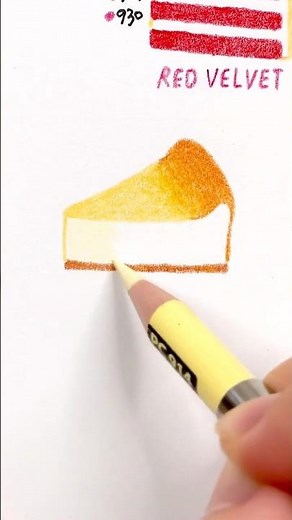 [ARCHIVE] Cheesecake 🧀 drawing #shorts #drawing #그림