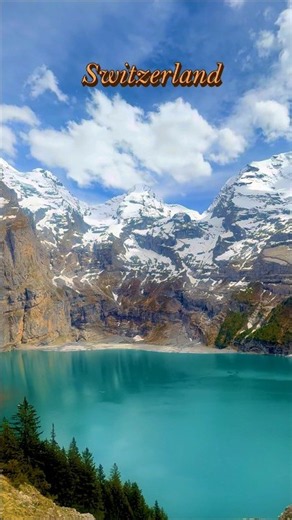 Switzerland's Most Beautiful Alpine Lake #lakeview #travel