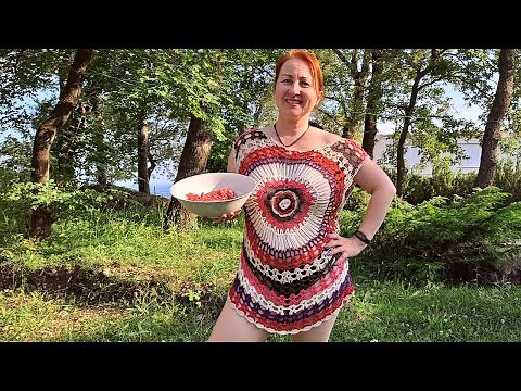 Cooking meat on the fire. Original and tasty. Kitchen show. Cooking show. Mila naturist.
