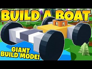 I ENTERED GIANT BUILDING MODE AND ITS INSANE! Build a Boat